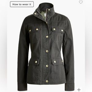 Resin-coated Twill Field Jacket